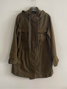 Simply Vera Vera Wang Olive Utility Hooded Jacket